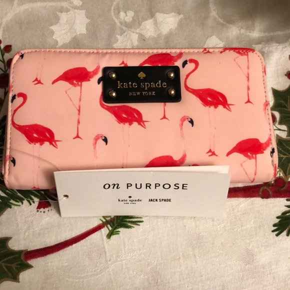 kate spade Handbags - Kate spade New York on purpose pink wallet New